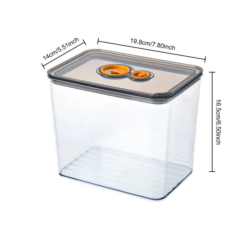 Airtight Food Storage Containers Set, 4-Piece BPA-Free Plastic Leak-Proof Containers for Meal Prep, Lunch Storage & Freezer Use