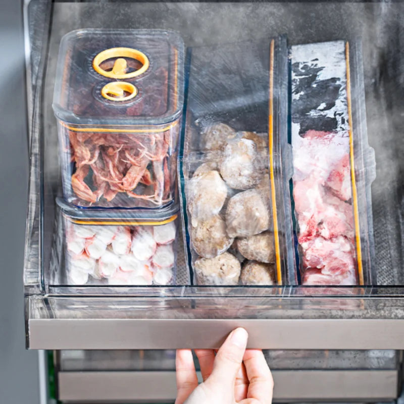 Airtight Food Storage Containers Set, 4-Piece BPA-Free Plastic Leak-Proof Containers for Meal Prep, Lunch Storage & Freezer Use