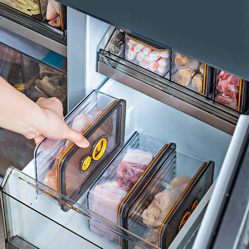 Airtight Food Storage Containers Set, 4-Piece BPA-Free Plastic Leak-Proof Containers for Meal Prep, Lunch Storage & Freezer Use