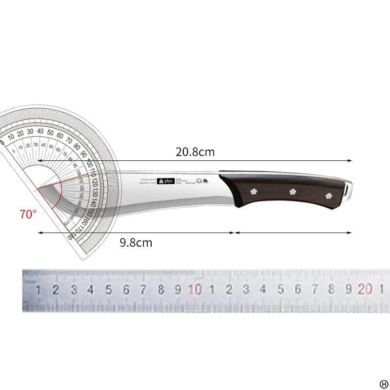 Ultra Sharp Kitchen Butcher Knife – Stainless Steel Bone Cutting & Multifunctional Meat Knife