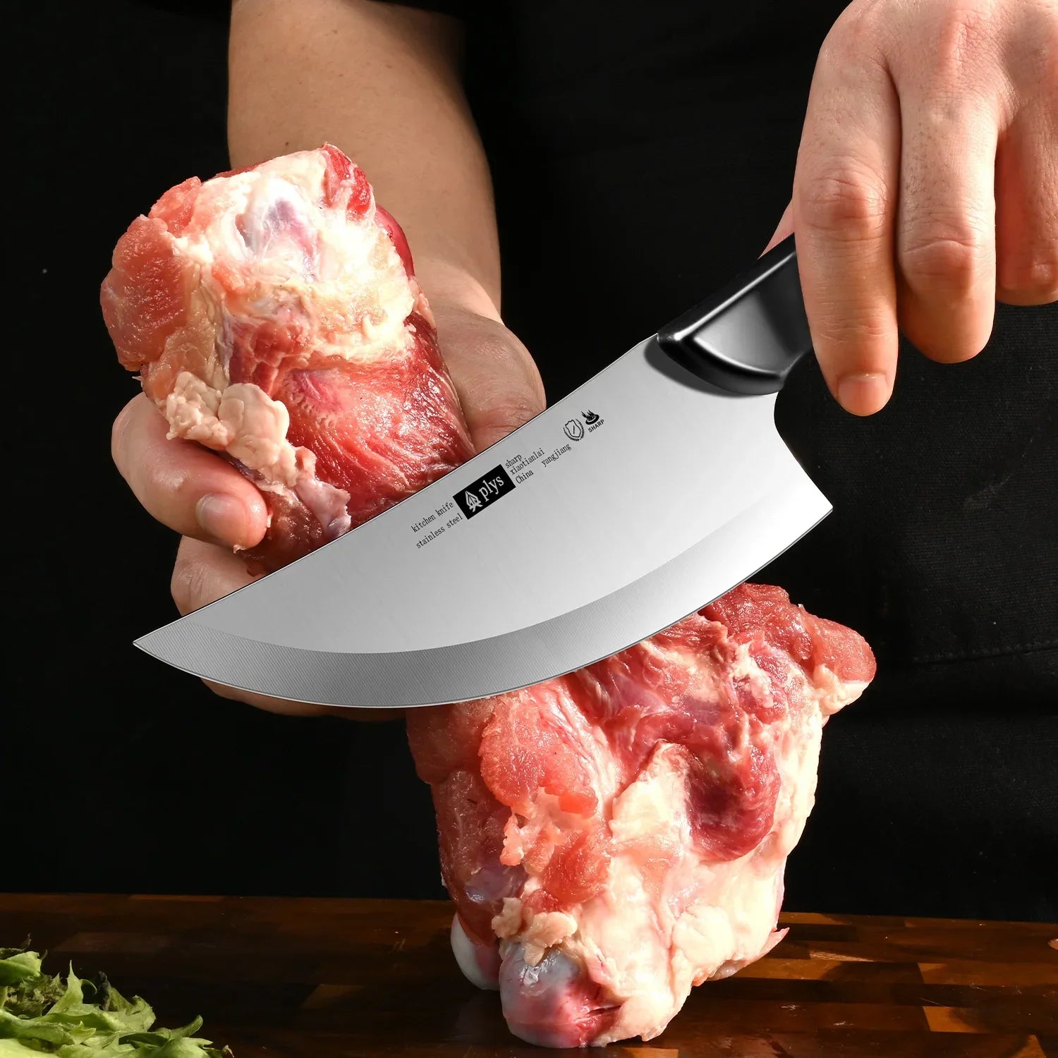 Kitchen boning knife, sharp meat cutting knife, charpener professionel slaughter knife, high-hardness small curved kitchen knife