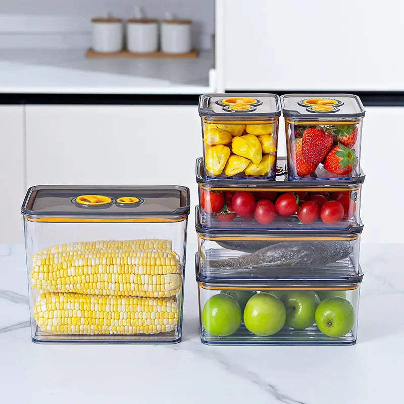 Airtight Food Storage Containers Set, 4-Piece BPA-Free Plastic Leak-Proof Containers for Meal Prep, Lunch Storage & Freezer Use